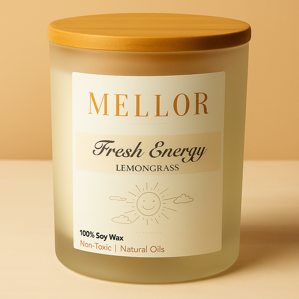 lemongrass scented candle
